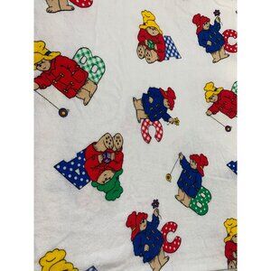 Paddington Bear Alphabet Flannel Fabric 1/2 yard x 42"